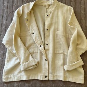 Elaine Fisher Loose Linen Jacket  size L/Xl